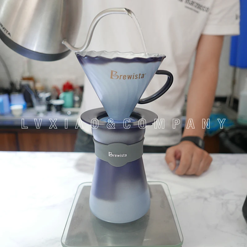 Brewista 1 2 чашки V60 спиральная чашка с фильтром капельница для кофе капельный графин