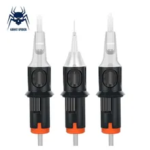 Картриджи для тату-иглы 10 шт. RL/M1/RM профессиональные одноразовые полуперманентные иглы для макияжа бровей губ для тату-машины