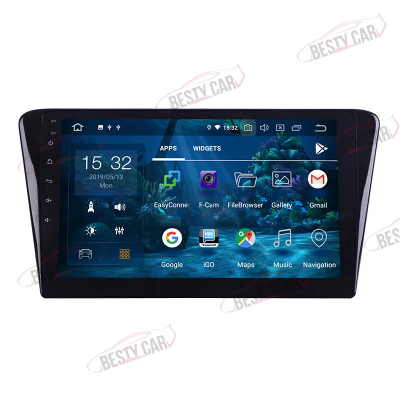 Top Bestycar 10.1" Android 9.0 Car Stereo Multimedia Player for Peugeot 408 2014-2017 GPS Navigation Radio Audio DSP 2.5D+IPS BT DVR 2