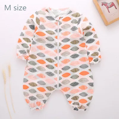 Летний сетчатый спальный мешок для новорожденных 1-4 лет, двойная хлопковая дышащая Пижама для малышей - Цвет: B2