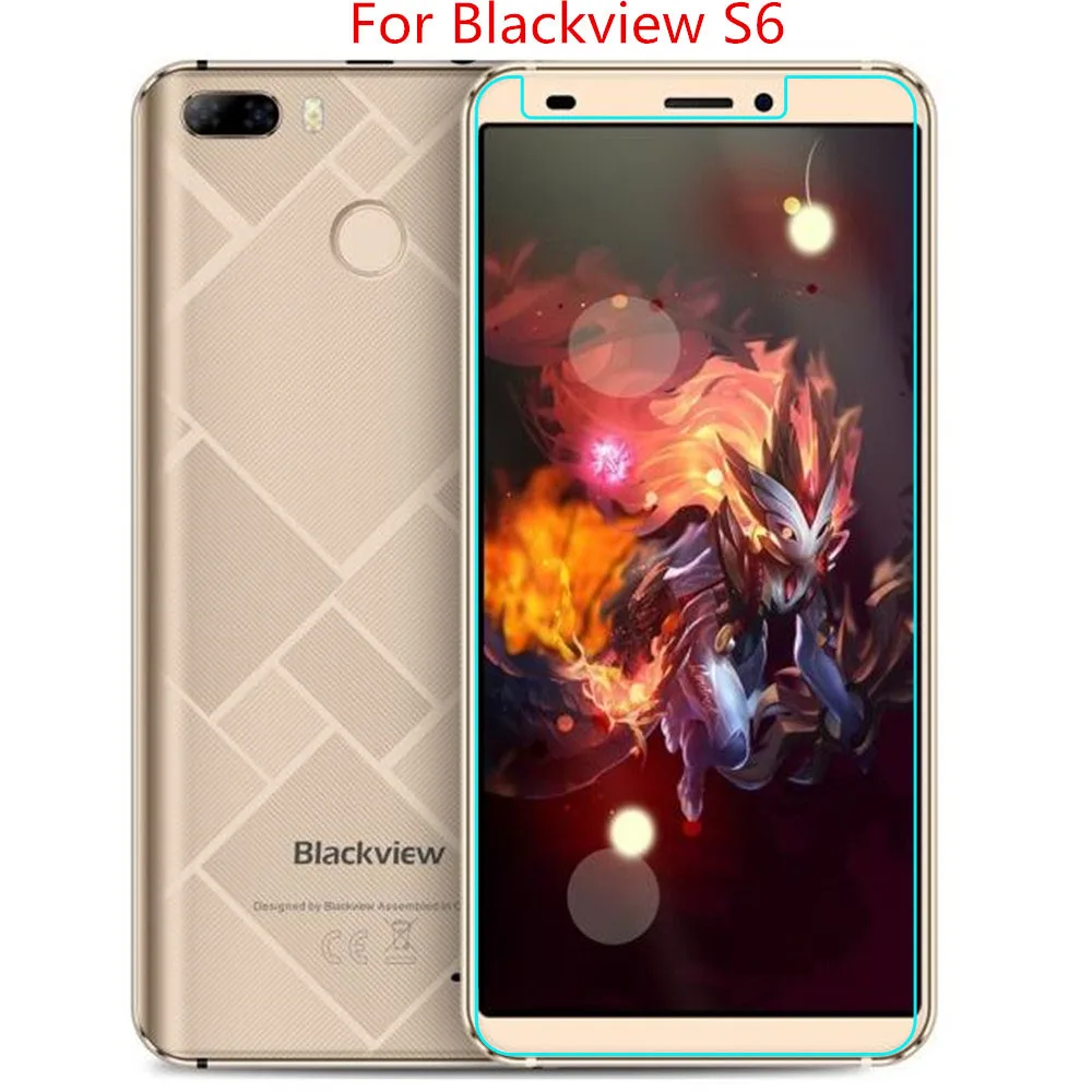 

2.5D 0.26mm 9H Premium Tempered Glass For Blackview S6 Screen Protector Toughened protective film For Blackview S6 Glass