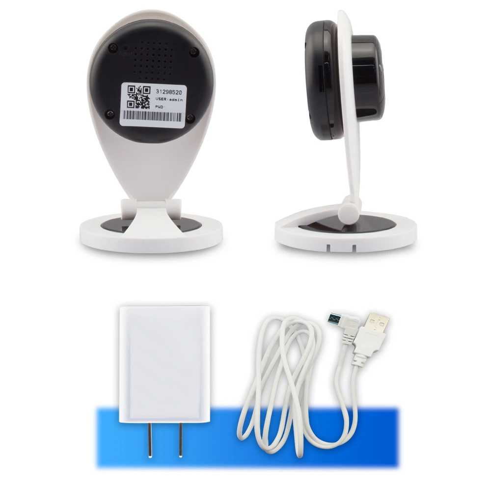 PUAroom wifi mini size two way audio wireless cctv camera (5)