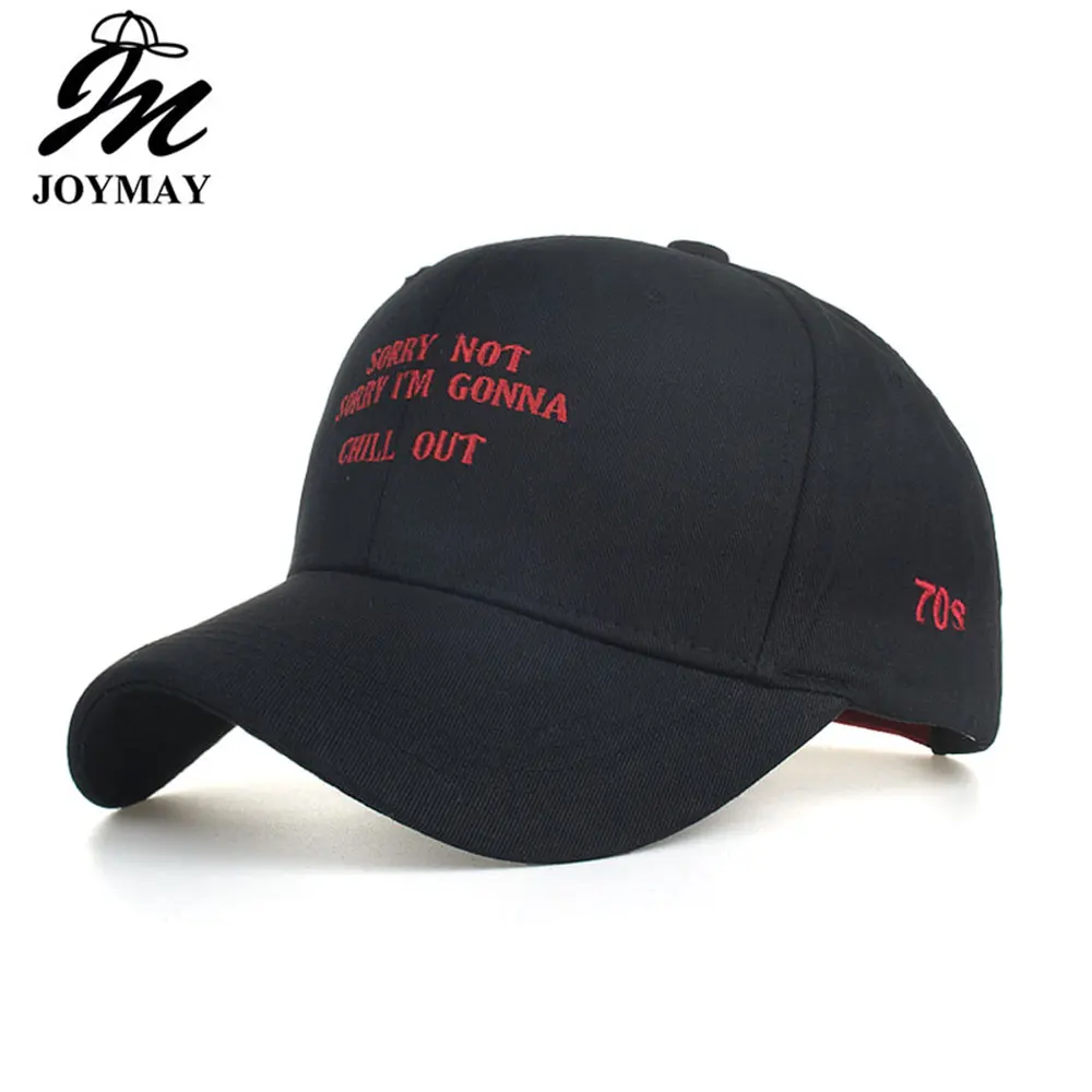 

Joymay 2019 NEW ARRIVAL Spring Fashion leisure style embroidery cotton Snapback Unisex sport outdoor Baseball cap B585