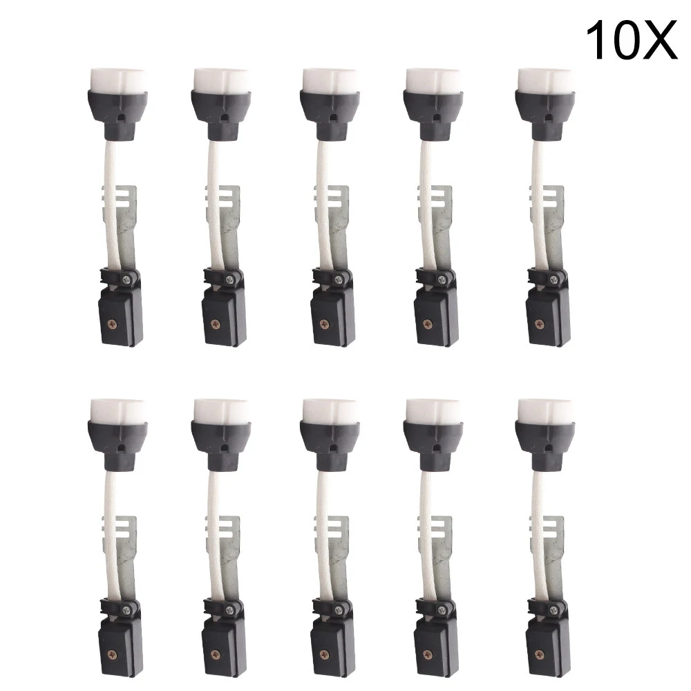 10 шт./лот gu10 разъем База Разъем керамический держатель лампы проводка для GU10 База галогенная розетка или GU10 светодиодные лампы