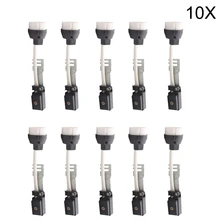 10 шт./лот gu10 разъем База Разъем керамический держатель лампы проводка для GU10 База галогенная розетка или GU10 светодиодные лампы