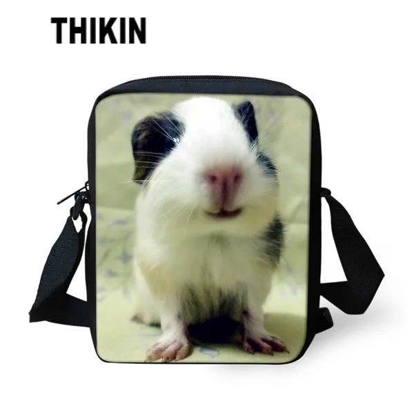 H6671E THIKIN Kawaii 3D животное морская свинка печать мини сумка для девочки-подростка детская маленькая через плечо сумка женская сумка на плечо - Цвет: H6671E