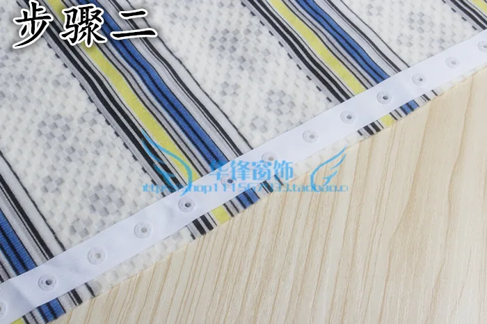 each 40meters White Ribbon Curtain Accessories Tape Encryption Curtain lace sewing cloth with dark buckle removable&30