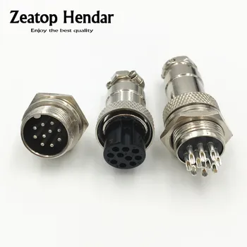 

50 Set GX16 10 Pin 16mm Male & Female Adapter Chassis Mount Socket Plug Aviation Plug Interface Connector