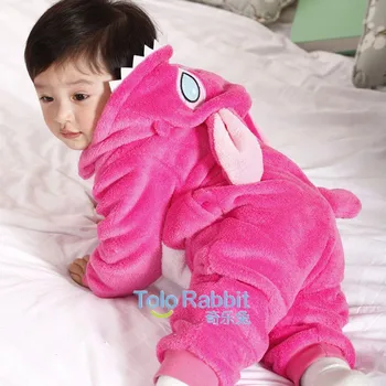 

Tolo Rabbit 2017 Spring Autumn Baby Clothes Flannel Baby Boys Clothes Cartoon Animal Jumpsuits Infant Girl Rompers Baby Clothing