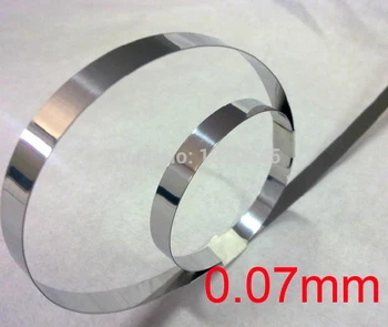 

0.07mm thickness Stainless Steel Spring Sheet Strap band,stainless 304 foil Stainless spring sheet leaf spring piece thin slice