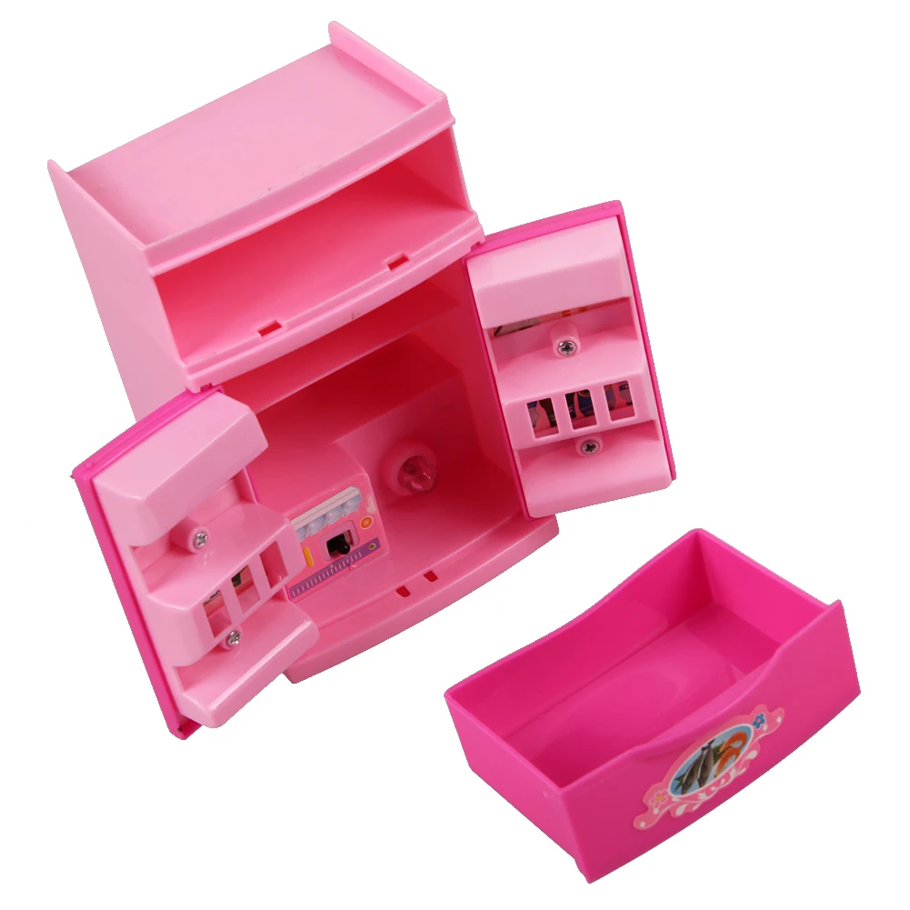 Девочки, ролевые игры, холодильник, обучающая игрушка, детская пластиковая игрушка на холодильник, милые классические кухонные розовые игрушки для девочек