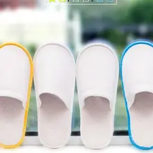 10 пар/партия 4 мм подошва смешанные Цвет матовый одноразовые Тапочки отель оптовые поставки независимая упаковка