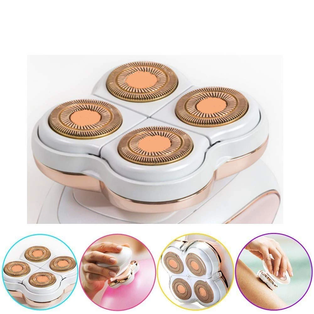 

High Quality Replacement Blade Heads Legs Women Hair Remover Replacement Head with a Bracket for Legs, Bikini, Arms, Ankles,