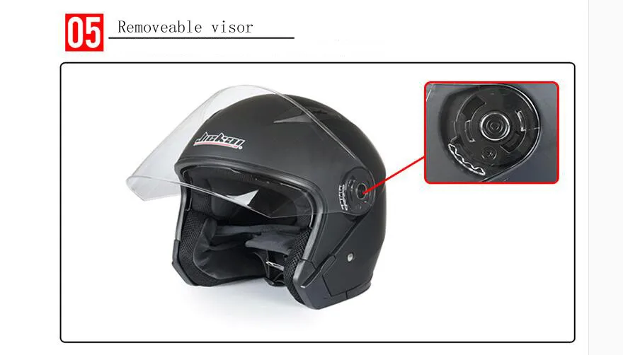 JIEKAI 512 Half Face Flip Up Electronic Motorcycle Hemet With Inner Sun Visor Motorbike Helmets Dual Lens Moto Casque Casco18