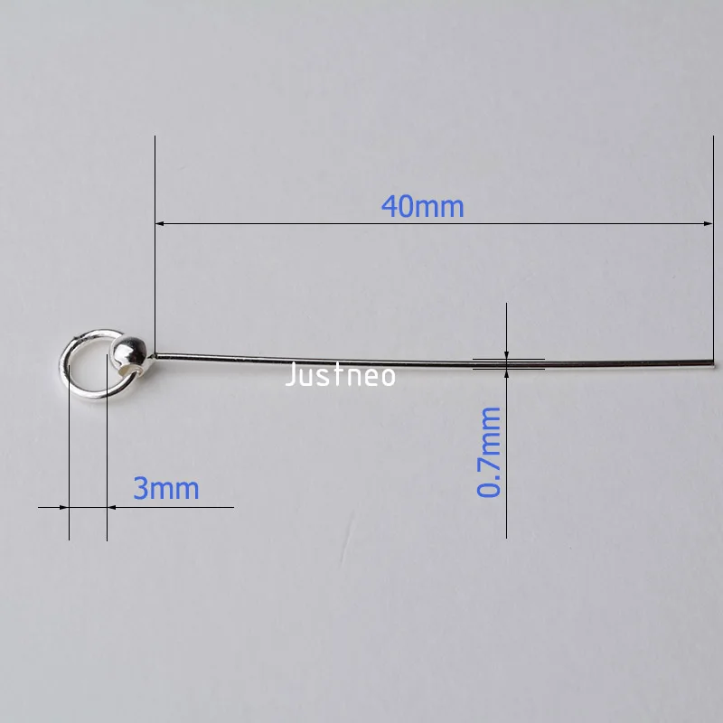 Sterling Silver pendant pinch bail pin (3)