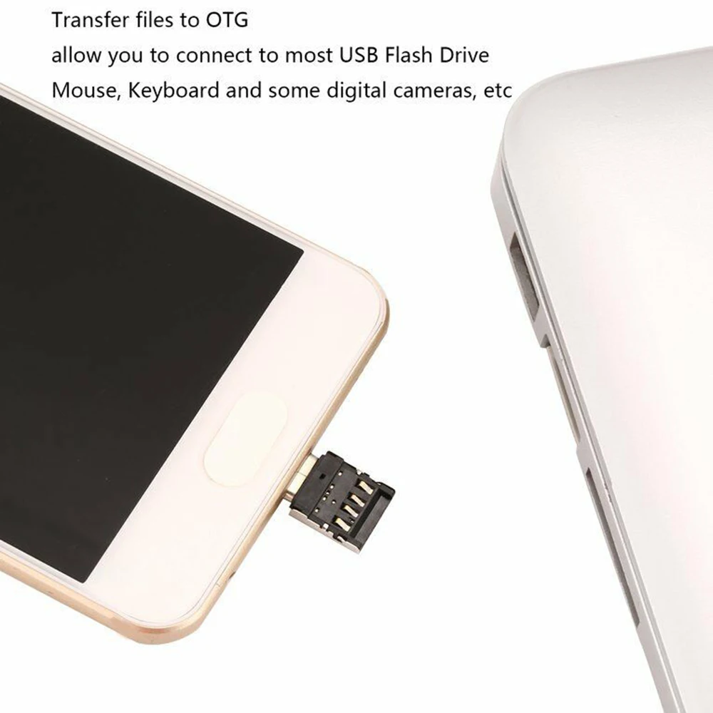 5 шт. Тип C к USB OTG разъем адаптера для USB флэш-накопитель S8 Note8 Android телефон черный