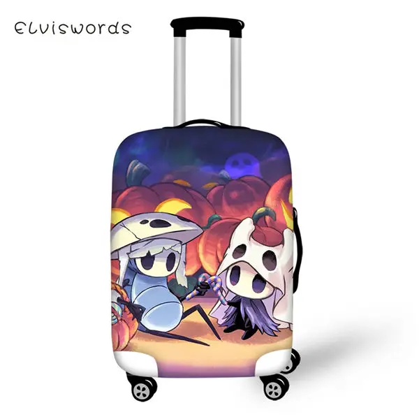CDWX2304LMS ELVISWORDS чемодан защитный чехол мультфильм полые ночные принты шаблон эластичный Пыленепроницаемый Чехол дорожные багажные аксессуары - Цвет: CDWX2304LMS