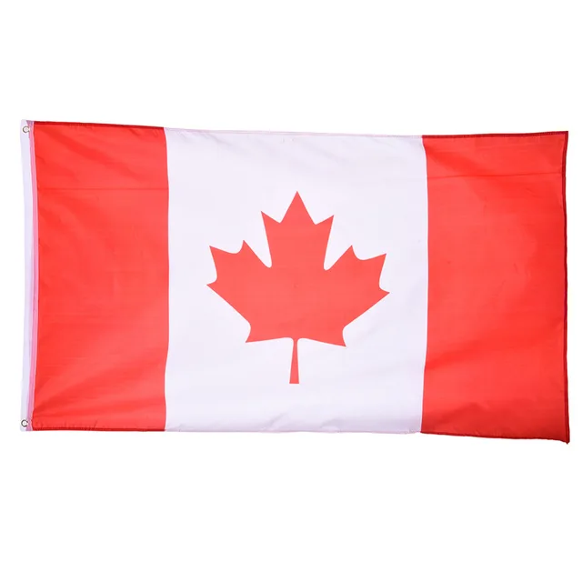 nieuwe 90x150 cm canadese vlag canada nationale land opknoping vlag