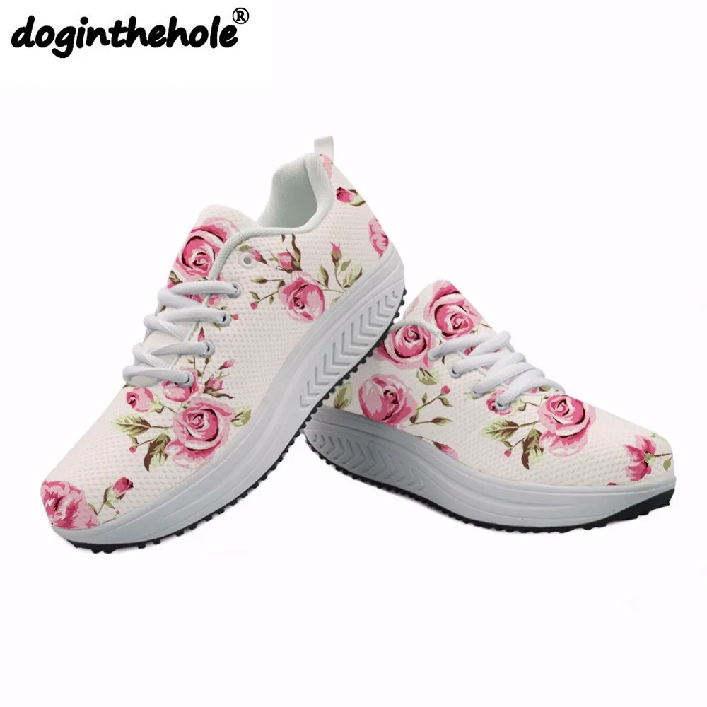 floral running shoes