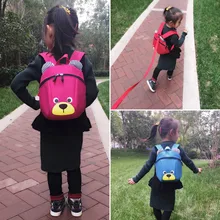 Hot Fashion Children Backpack Anti-lost Canvas Bag Cartoon Animal Bear Pattern Kindergarten Kids Baby School Bags SMA66 Hot Fashion Children Backpack Anti-lost Canvas Bag Cartoon Animal Bear Pattern Kindergarten Kids Baby School Bags SMA66