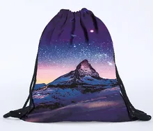 Backpack Drawstring 3D Printing Bags Drawstring Bag Travel Bag Unisex Backpacks 3D Printing Bags Drawstring Backpack Mochila