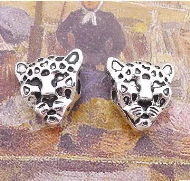 25 шт. бусины очаровательные леопардовые с большим отверстием beads12 * 12 мм2. 5 г