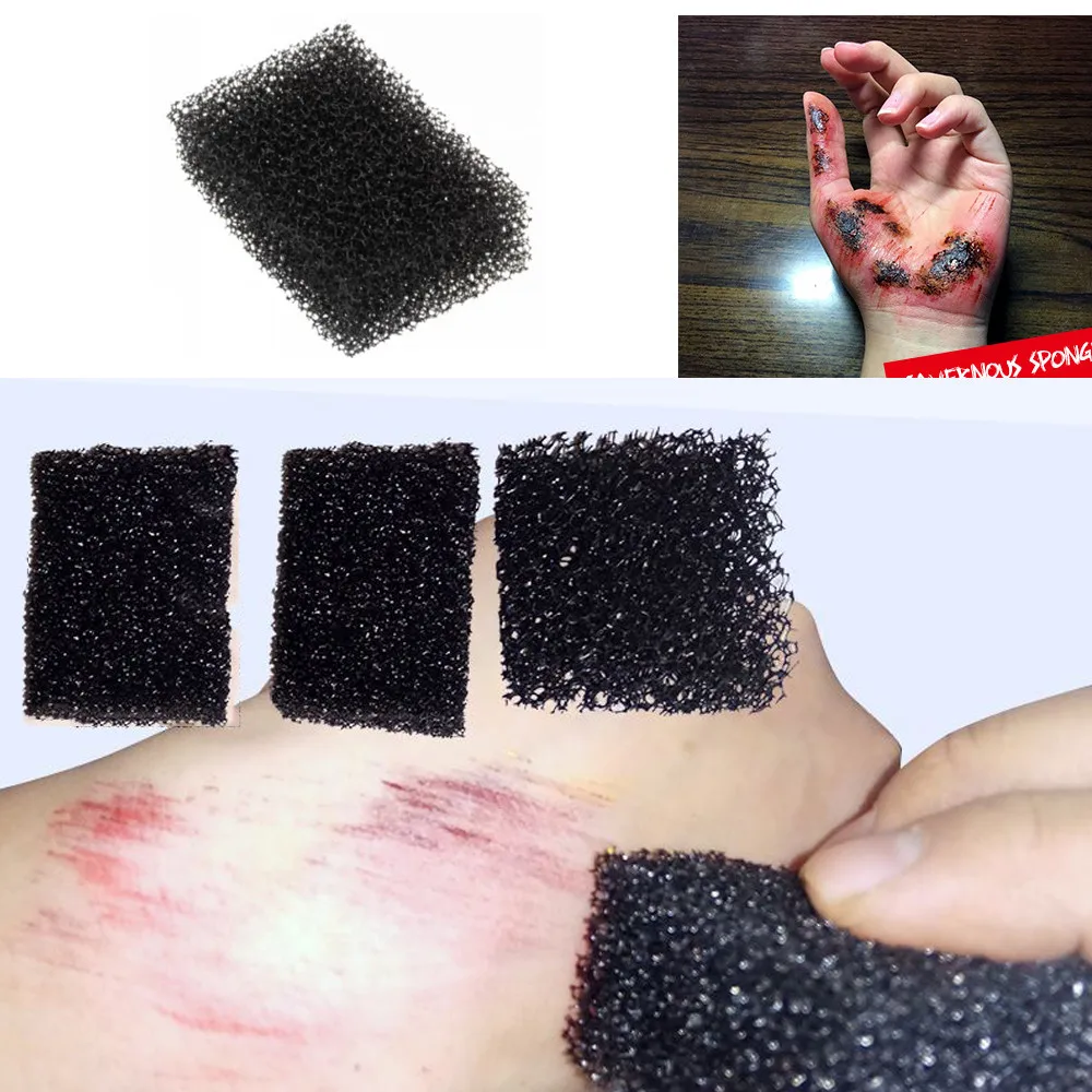 

STIPPLE SPONGE HALLOWEEN FACE PAINT MAKE UP SNAZAROO SPECIAL EFFECT PAINTING LOT 8.28