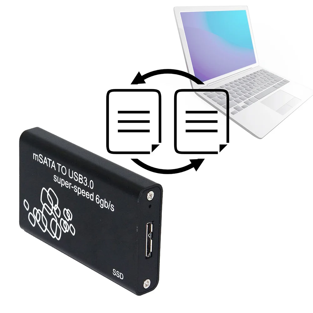 Оптовая продажа Мини mSATA к USB 3 0 SSD жесткий диск HDD Коробка Внешний Корпус чехол