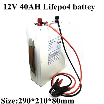 

12v 40ah Lifepo4 12V 1000A 1200A High Discharge Current for Boat Car Battery Backup Car Jump Starte + 5A Charger