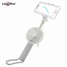 Открытый проводной палка для селфи с 3 скорости Перезаряжаемые ручной мини-вентилятор coolerpower Bank USB вентилятор путешествия Self Portrait монопод