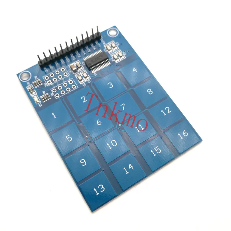 

1PCS 16 Way TTP229 Capactive Touch Switch Digital Sensor IC Module Board Plate 49.3mm*64.5mm For Arduino