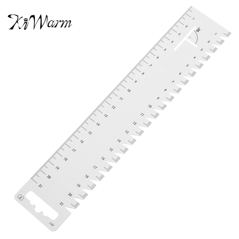 

KiWarm Practical 1pc Ultrathin Soft 21cm Seam Sewing Patchwork Ruler Quilting Tools DIY Handmade Sewing Tools Accessories