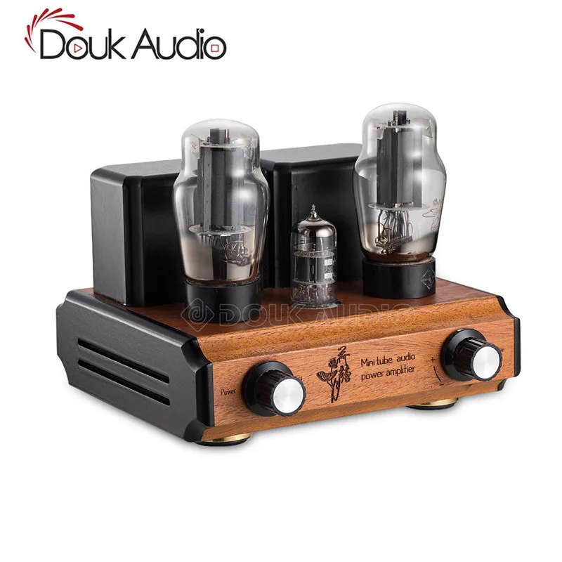 Douk Audio Mini 12AX7+6L6 Vacuum Tube Amplifier HiFi Stereo Audio Class