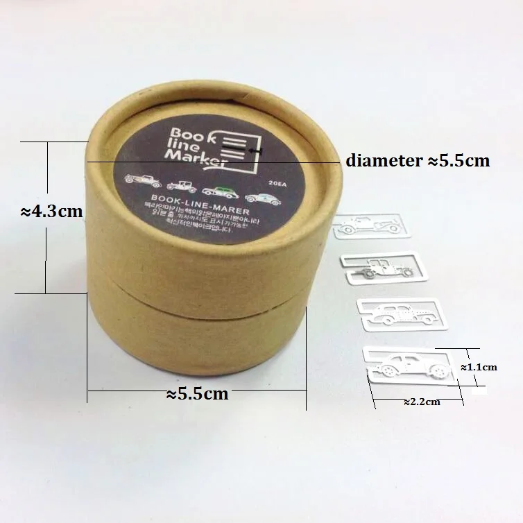 1 кор./лот 20 штук в каждой коробке коробка из крафт-бумаги металлическая мини-Закладка Набор Хорошее подарочный набор студентов книжная линия маркер зажимы para papel