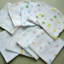 Двухслойный хлопок нагрудник из сетчатой ткани полотенце, отправка произвольного товара 12 шт