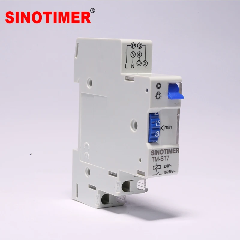 DIN Rail Staircase Timer Switch For Staircase Lighting Controls