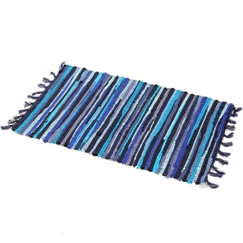 Machine Washable Cotton Reversible Rag Rug Hand Woven ...