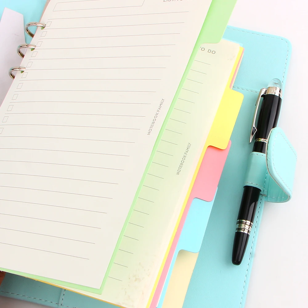 New Notebook Accessories A5 A6 A7 Solid Color Page Inside Pages New Notebook Accessories A5 A6 A7 Solid Color Page Inside Pages Planner Papers Cute Matching Stationery In Notebooks From Office School Supplies