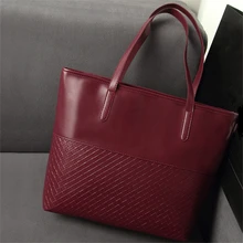 2016 neue schwarz rot frauen taschen berühmte marke handtasche leder dame schultertasche kupplungen leder winter messenger Casual tote