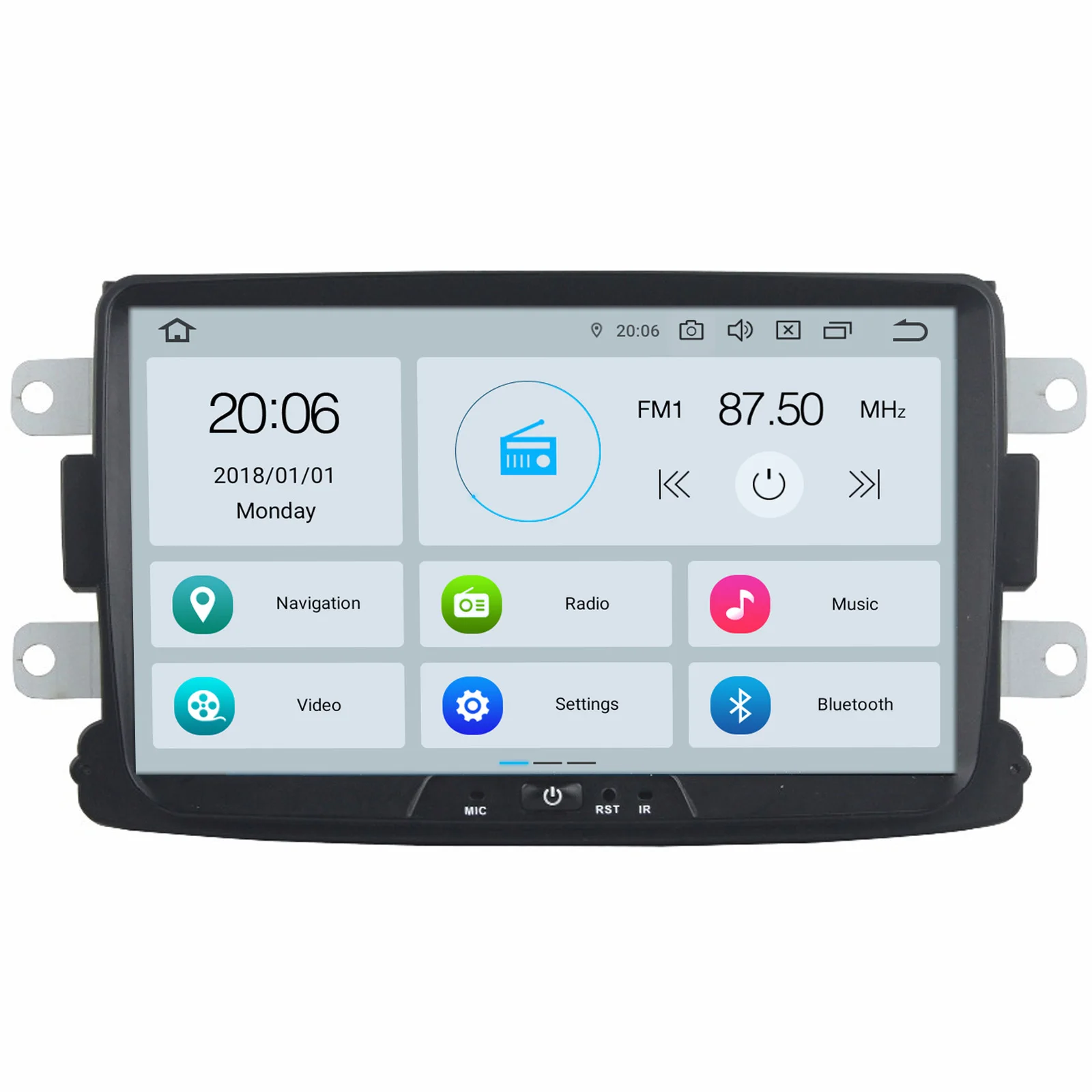 COIKA 8 &quotAndroid 9 0 Система Автомобильный приемник gps для Renault Duster Sandero Logan Lada Dacia с 4G + 64G