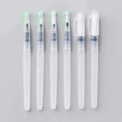 6 bolígrafos/juego de pinceles de agua Set pequeño pincel de acuarela pluma caligrafía pintura brocha arte suministros para acuarelas 6 bolígrafos/juego de pinceles de agua Set pequeño pincel de acuarela pluma caligrafía pintura brocha arte suministros para acuarelas