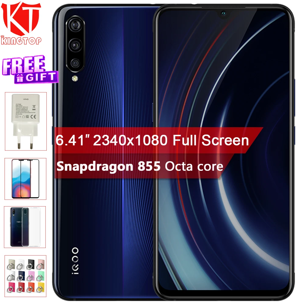 Vivo iQOO смартфон с восьмиядерным процессором Snapdragon 6 41 ОЗУ ГБ ПЗУ 128 855 дюйма 12 Мп + 13
