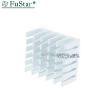 10 шт. радиатор охлаждающий плавник алюминиевый радиатор кулер радиатор для IC чип светодиодный серебристый 22*22*10 мм черный 22X22X10 мм светодиодный радиатор