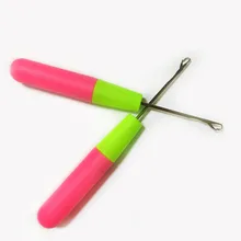 2Pcs/Lot Latch Hook Crochet Needle For Synthetic Hair Extension Tool And Making Jumbo Senegalese Twist Micro Braids Wigs Hook Ne 2Pcs/Lot Latch Hook Crochet Needle For Synthetic Hair Extension Tool And Making Jumbo Senegalese Twist Micro Braids Wigs Hook Ne