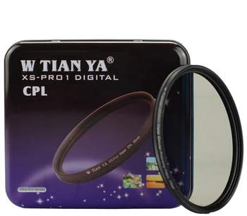 

WTIANYA 46mm XS-pro1 Slim MC CPL Circular Polarizing optical glass Lens Filter Protector TIANYA 46mm for canon nikon sony camera