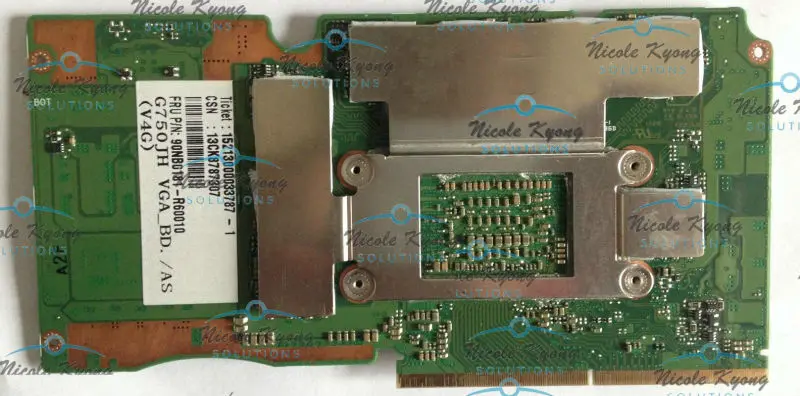 Видеокарта G750JH Ver 60NB0180 VG1040 69N0PCV10D00 01 GTX 780M GTX780M GDDR5 4 Гб VGA для ноутбука Asus G750JS|4gb video