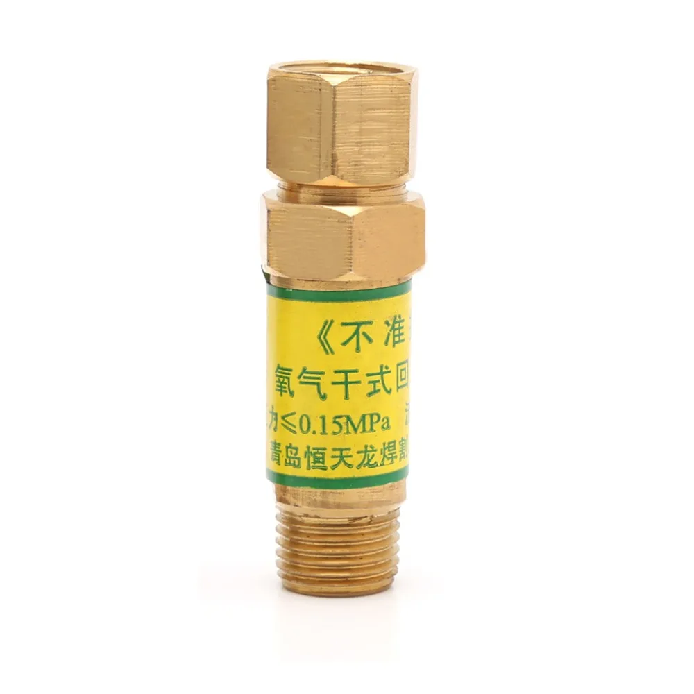 

Flashback Arrestor M16x1.5 Oxygen Acetylene Check Valve For Pressure Reducer Cutting Torch Welding Nozzles