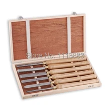 6PCS 470mm Wooden Turning Tools SET H.S.S Blade & Domestic Ashtree Handle in Wooden Box domestic life in palestine