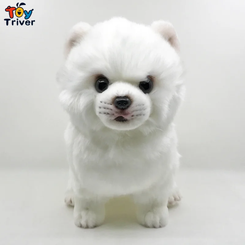 Померанская собака плюшевая игрушка тривер мягкое животное кукла щенок питомец