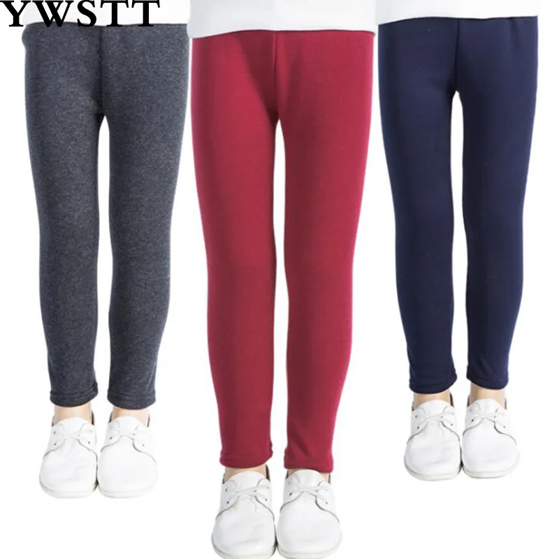 

Winter Leggings For Girls 2018 New Kids Winter Warm Pants Thick Velvet Pants girls winter Sport leggings